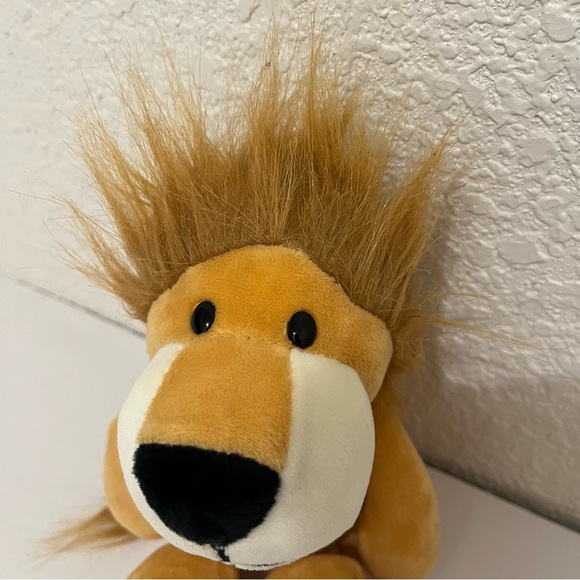 Lion Plush Stuffed Animal 10 Inch Toy Tan - Picture 3 of 10